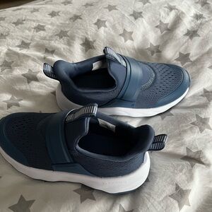 all in motion Navy Slip-On Kids Sneakers with White Sole